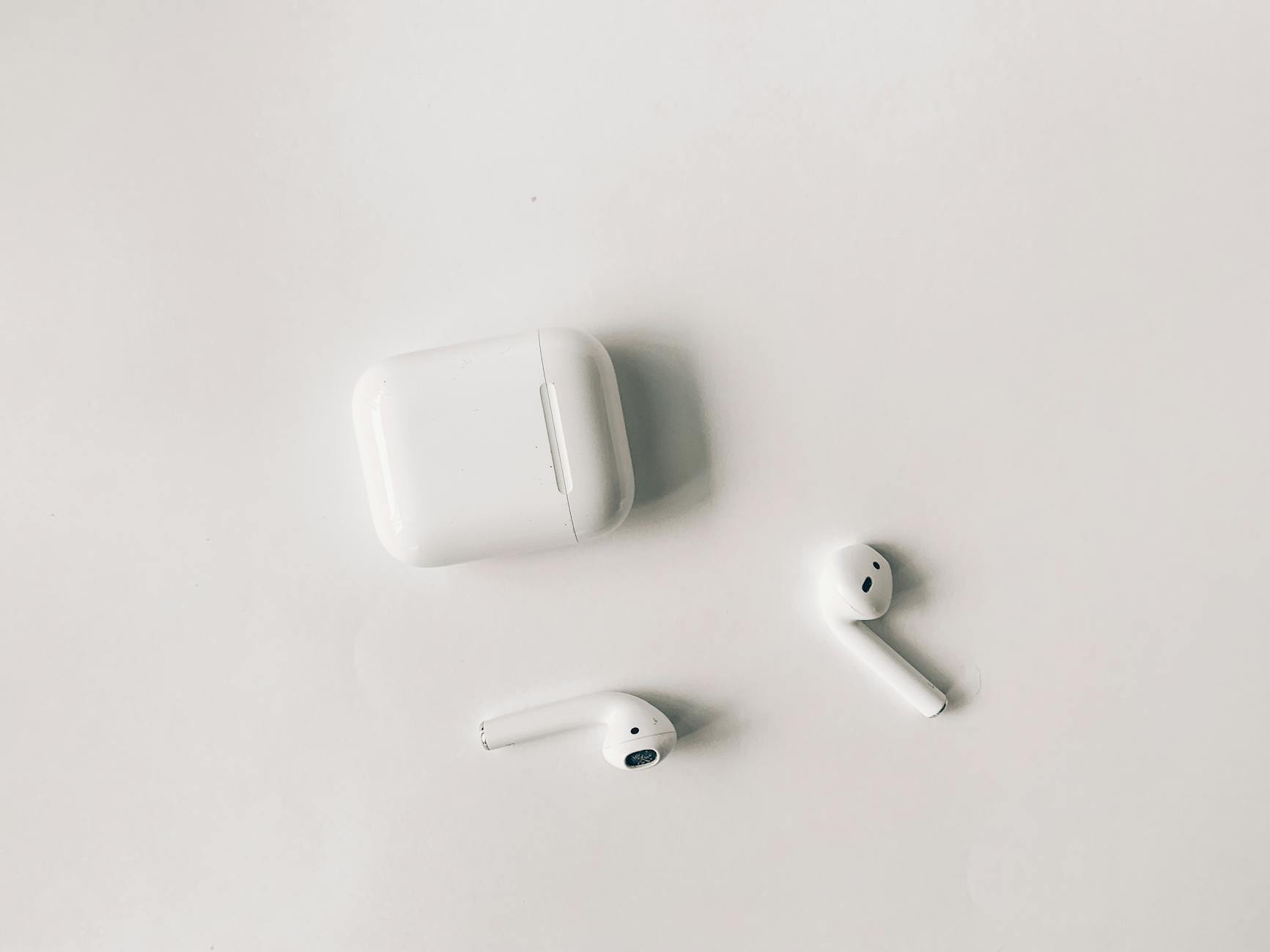 Photo by Dina Nasyrova on [Pexels.com](https://www.pexels.com/photo/white-apple-airpods-on-white-table-3825517/)